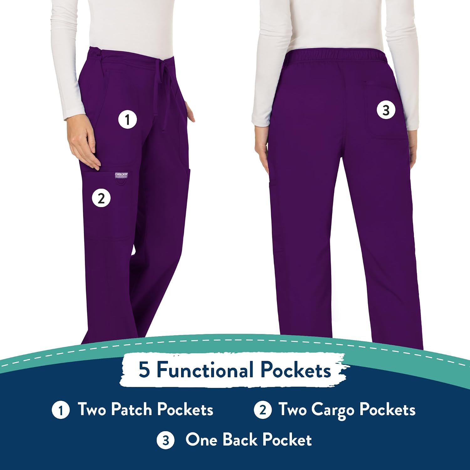 Cherokee Scrub Pants for Women