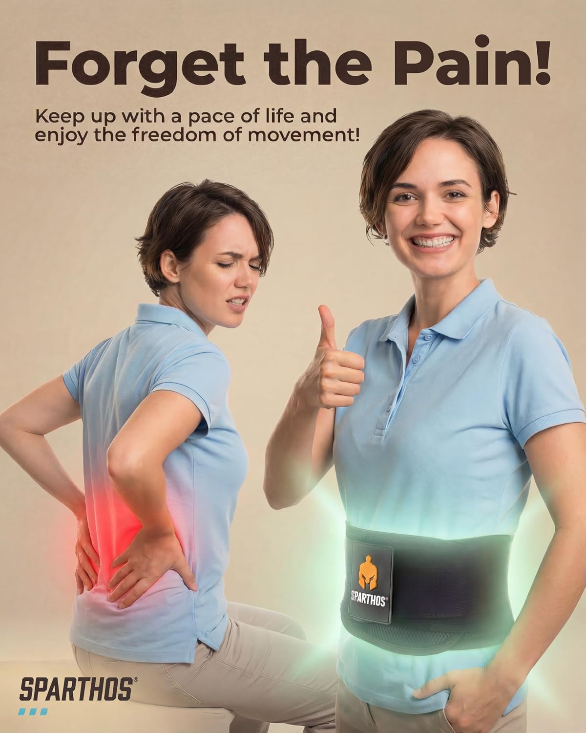 Sparthos Back Brace for Women
