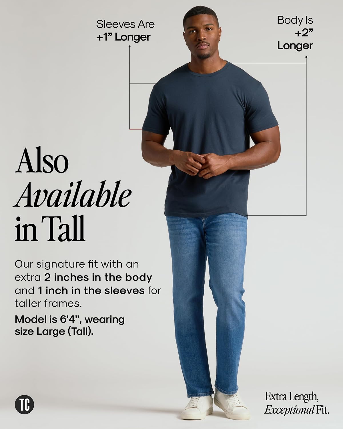 True Classic Mens T-Shirts – Short Sleeve Crew - Image 6