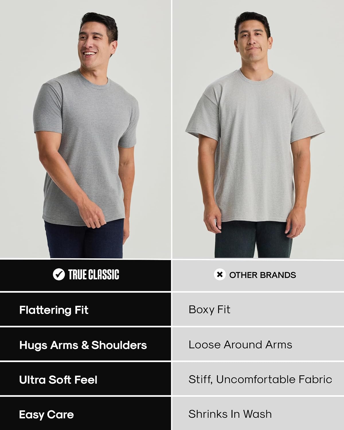 True Classic Mens T-Shirts – Short Sleeve Crew - Image 8