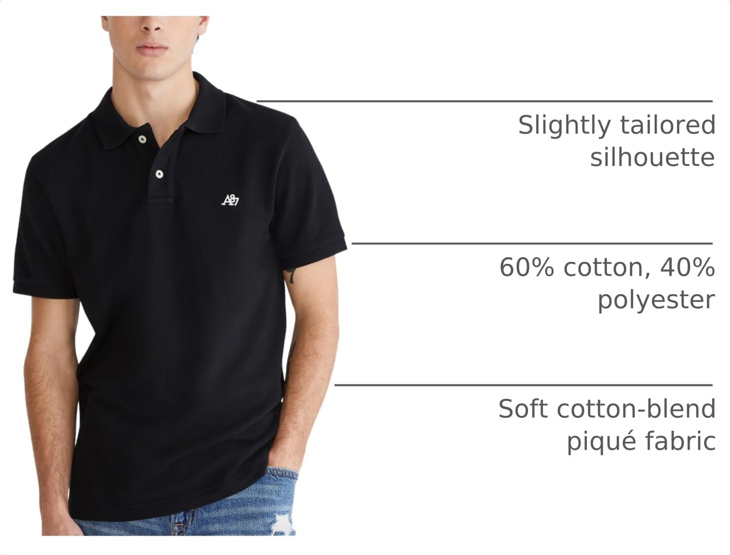 AEROPOSTALE Men's Aero Uniform Polo Short Sleeve - Image 6