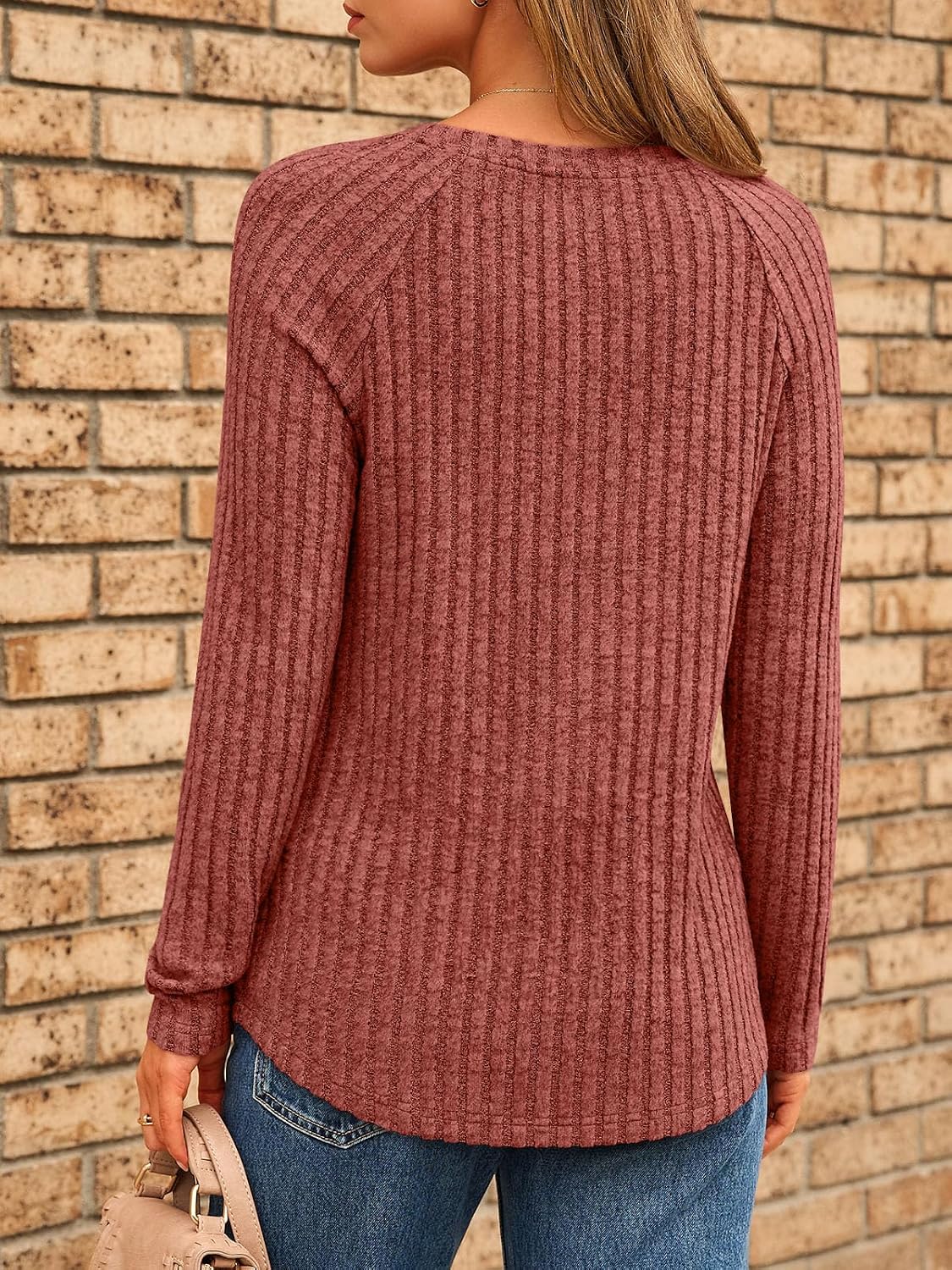 AUTOMET Womens Long Sleeve Tops Fall Fashion Casual Tunic - Image 4