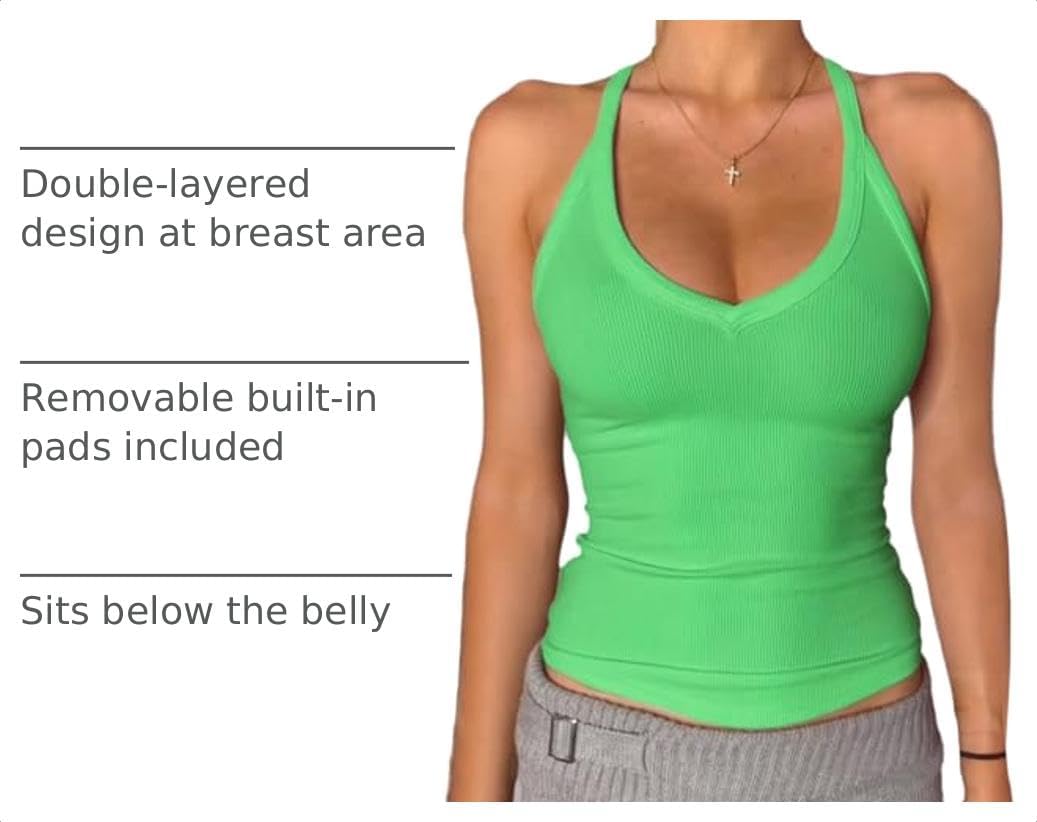 Danysu V Neck Racer Back