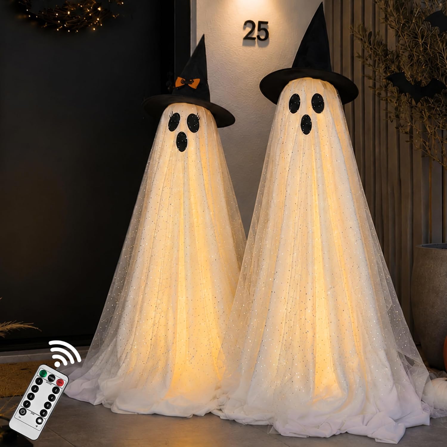 2Packs Halloween Decorations Outdoor,Halloweens Party