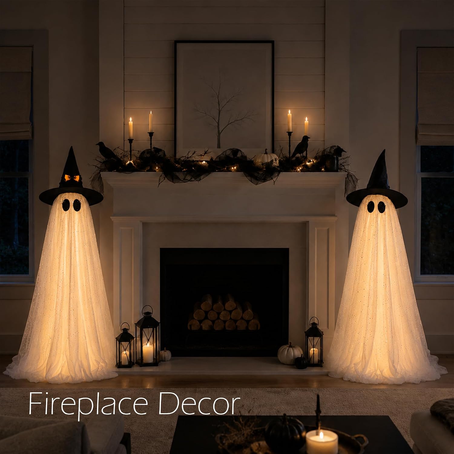 2Packs Halloween Decorations Outdoor,Halloweens Party