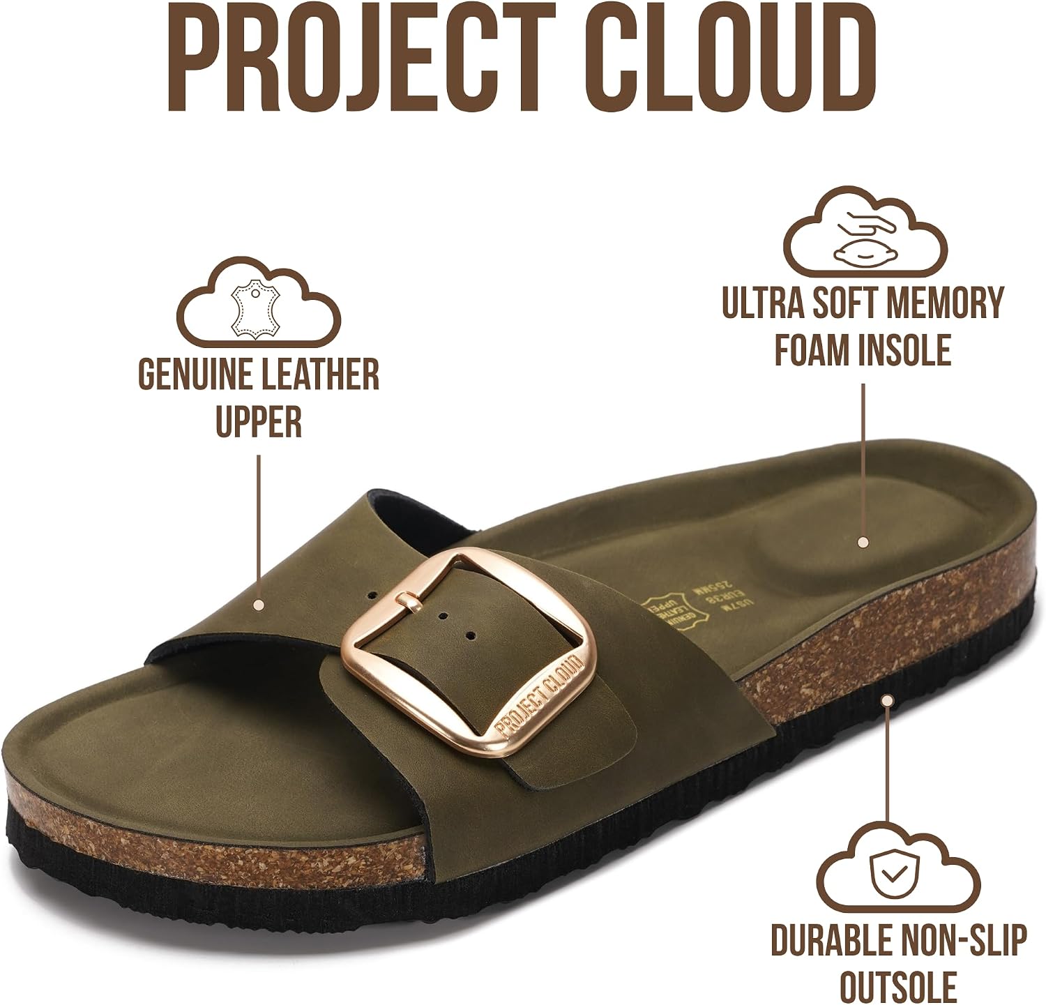 Project Cloud 100% Genuine Leather