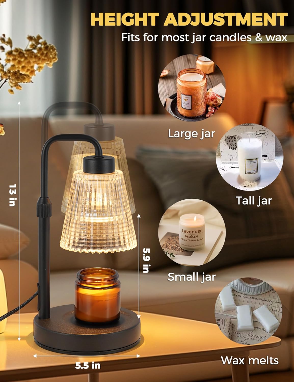 GODONLIF Candle Warmer Lamp