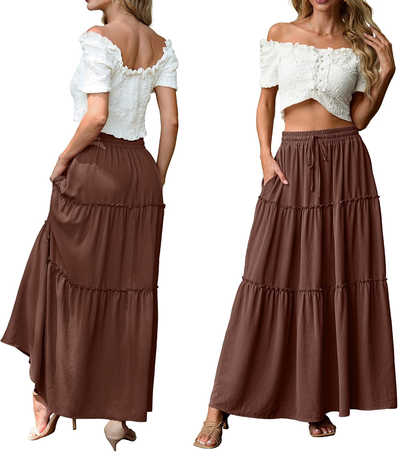 Lepunuo Womens Casual Boho High