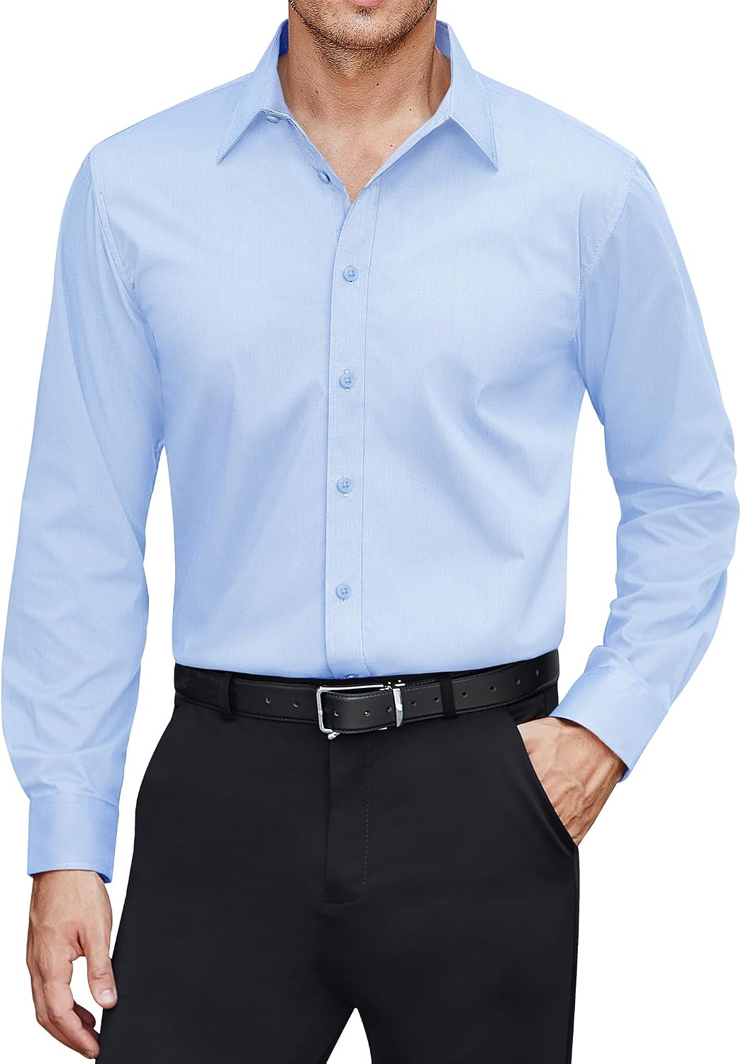 J.VER Men's Dress Shirts Stretch