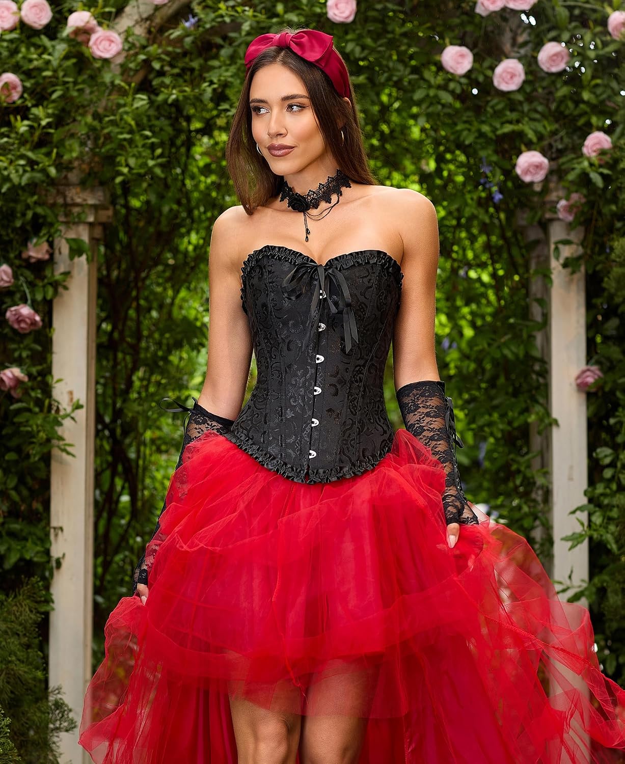 SZIVYSHI 14-Bone Overbust Corset Top - Image 2