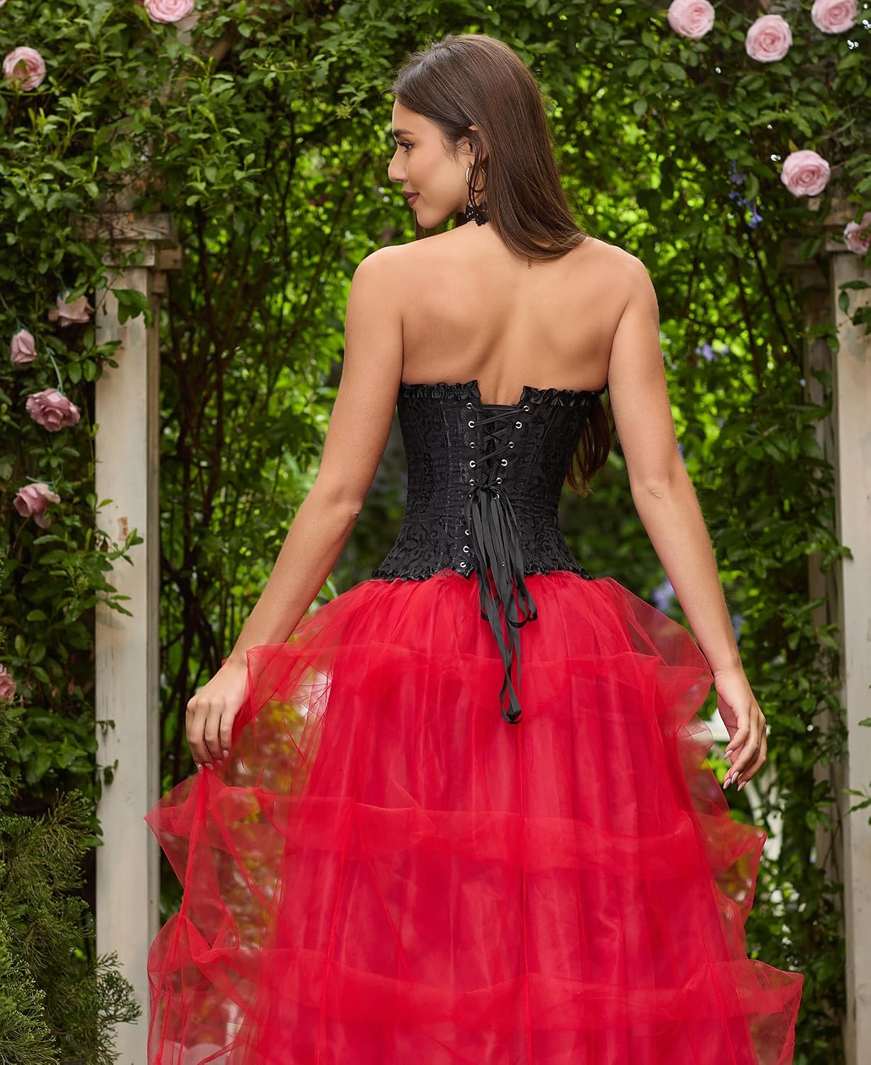 SZIVYSHI 14-Bone Overbust Corset Top - Image 4