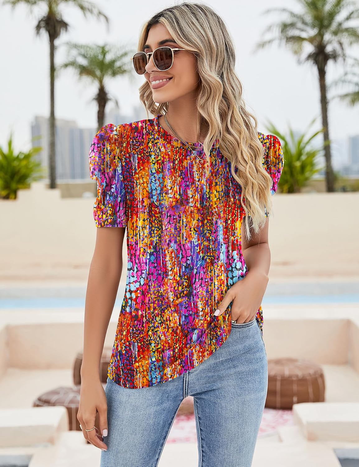 Ivicoer Puff Short Sleeve Shirt