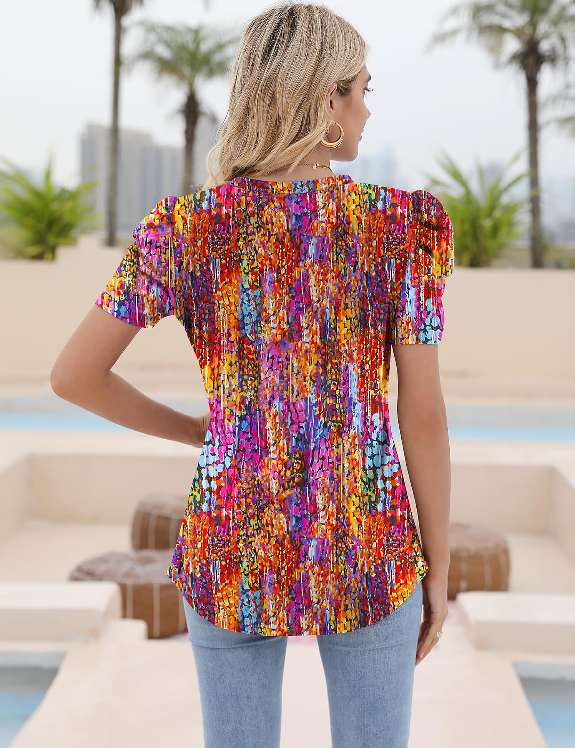 Ivicoer Puff Short Sleeve Shirt