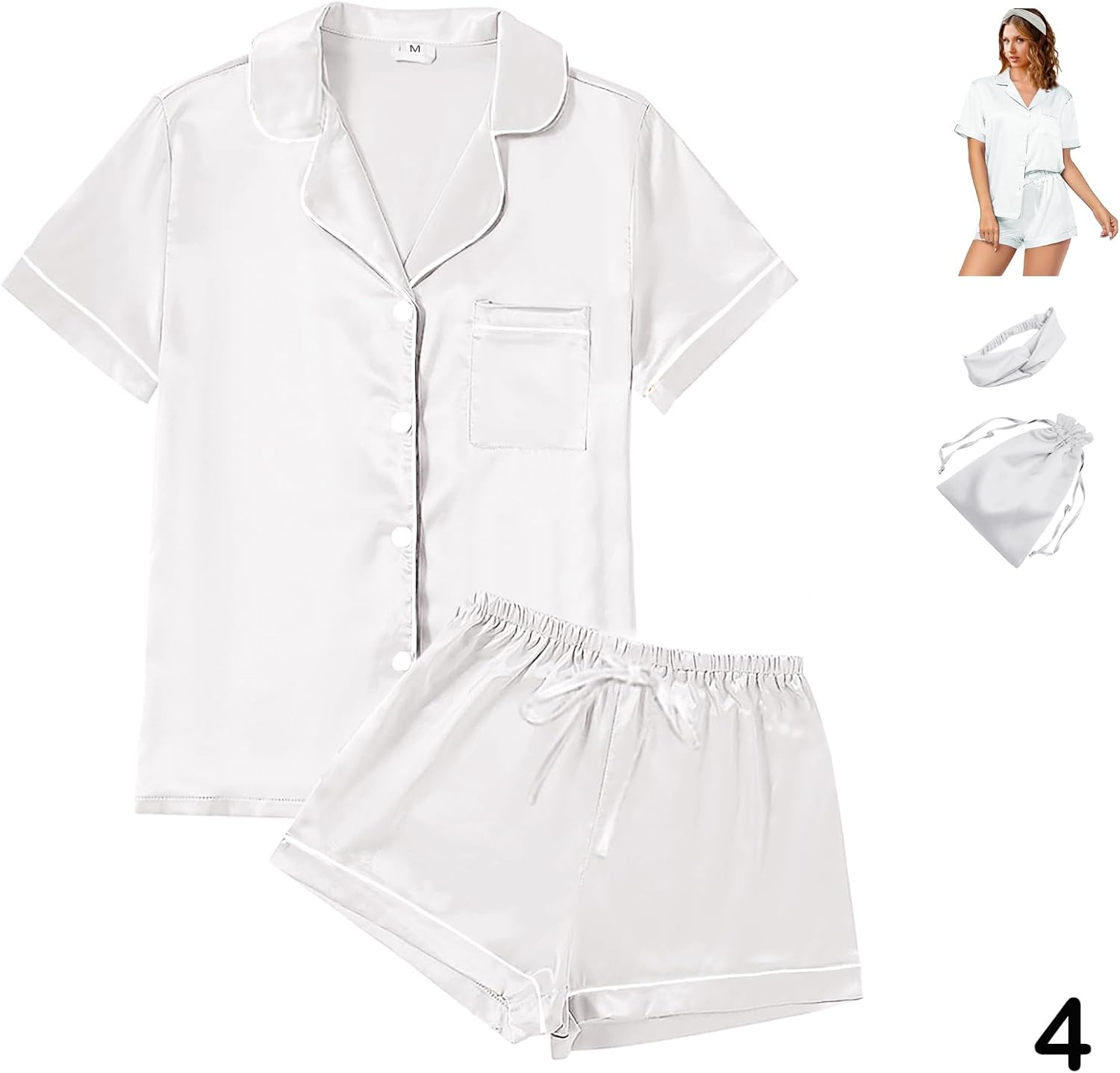 WJing Yi Jia Womens Satin