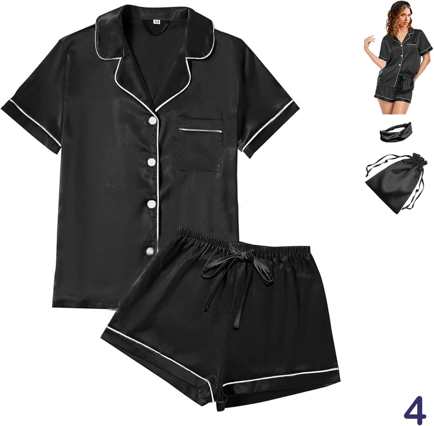 WJing Yi Jia Womens Satin