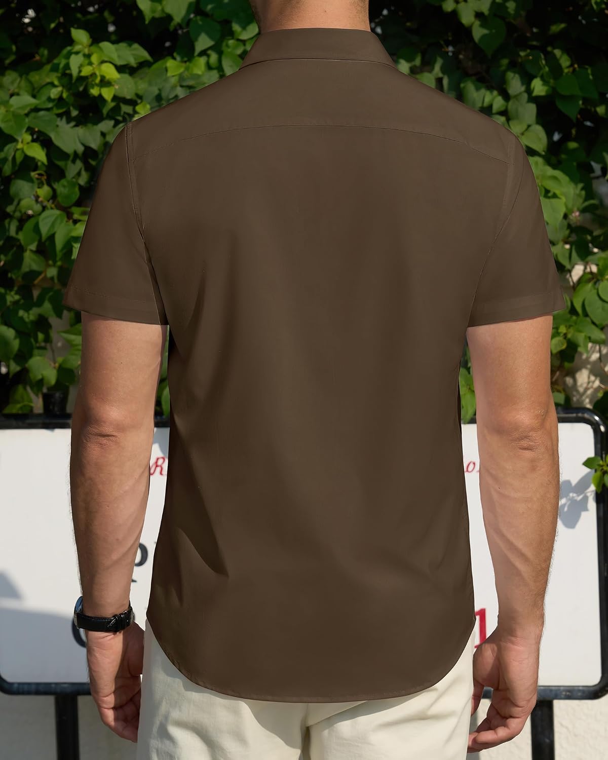 J.VER Men's Short Sleeve Dress