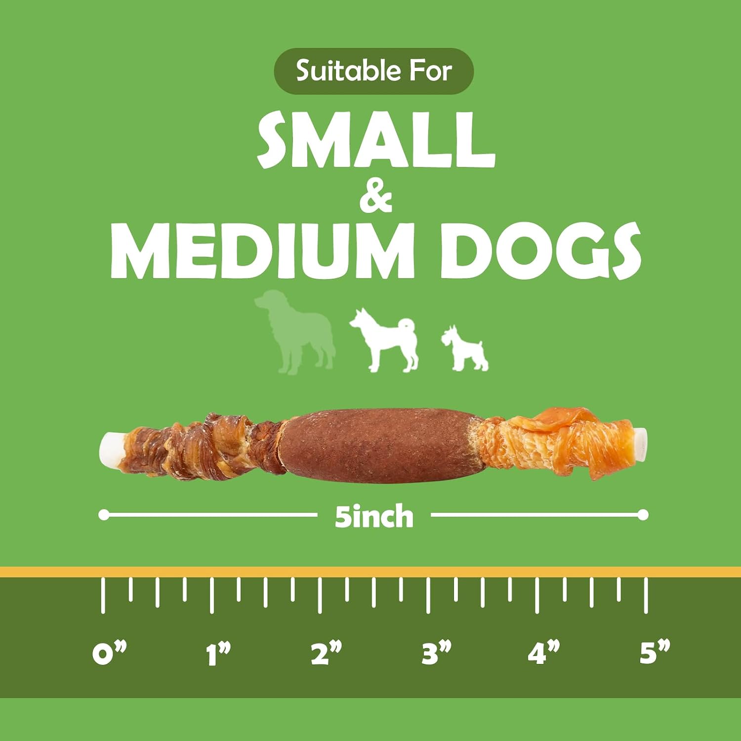 MON2SUN Dog Treats, 5 Inch