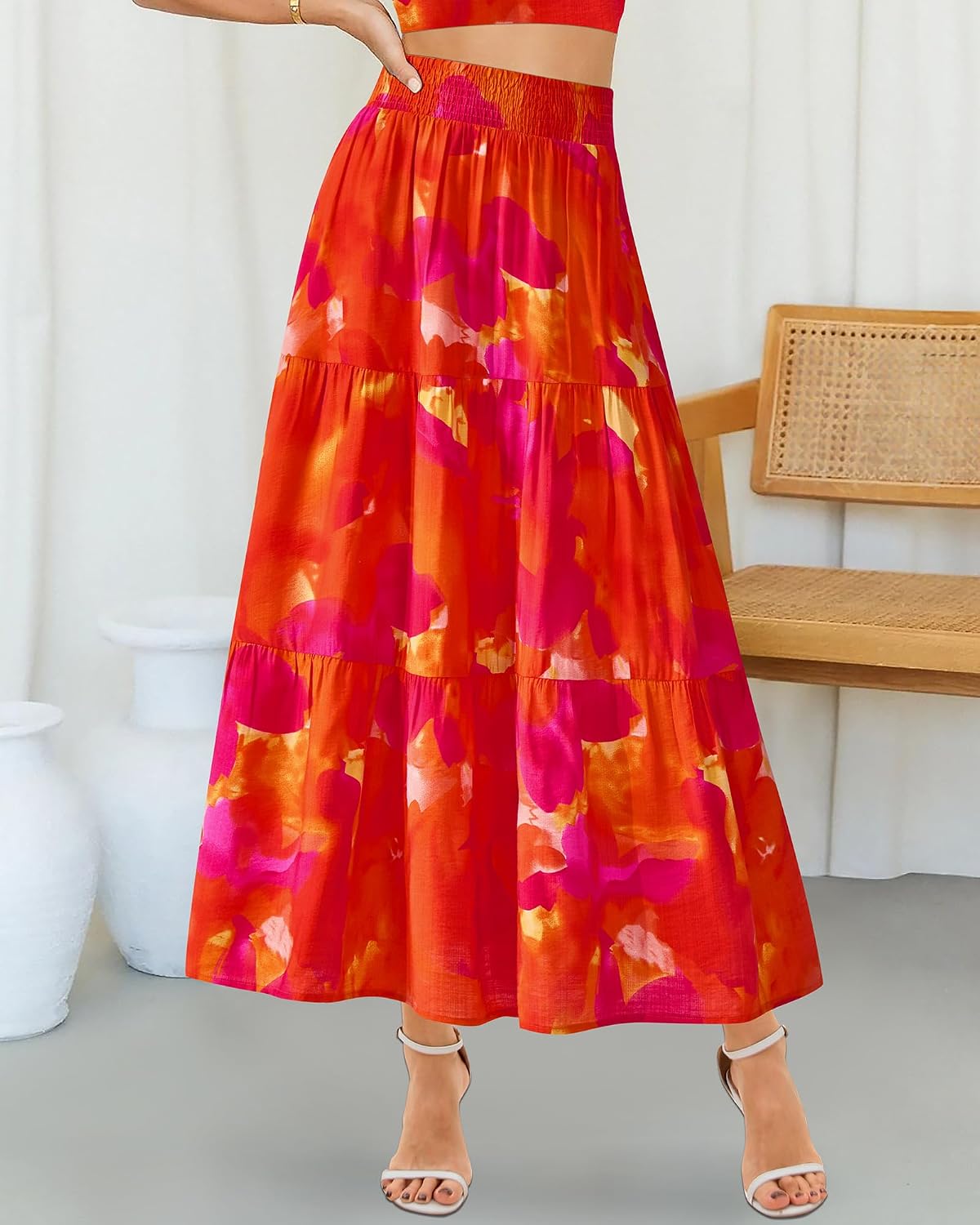 BTFBM Long Skirts for Women