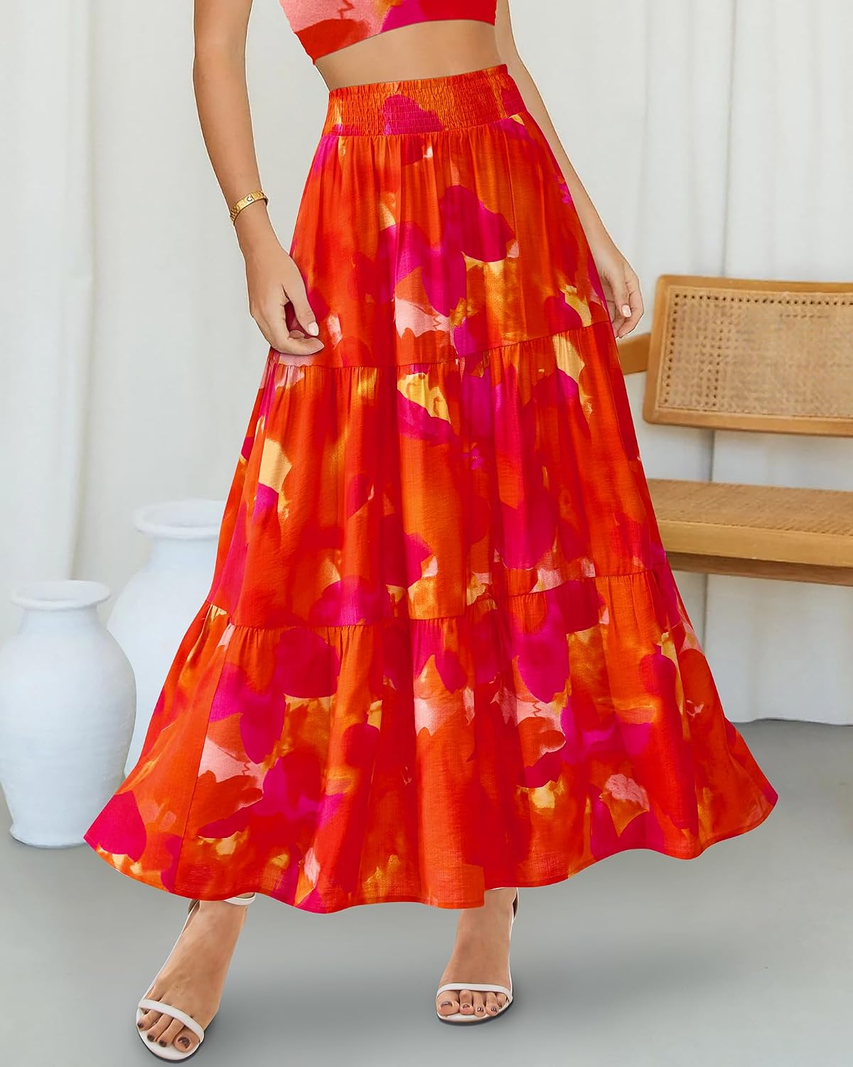 BTFBM Long Skirts for Women