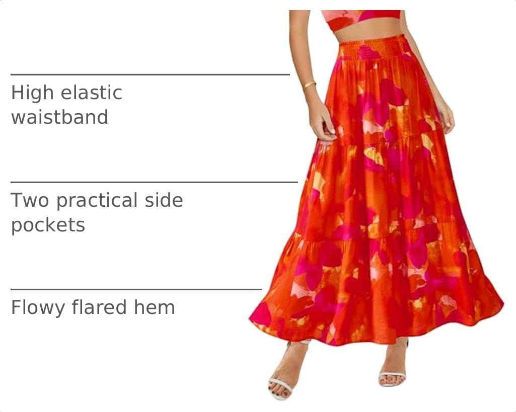 BTFBM Long Skirts for Women