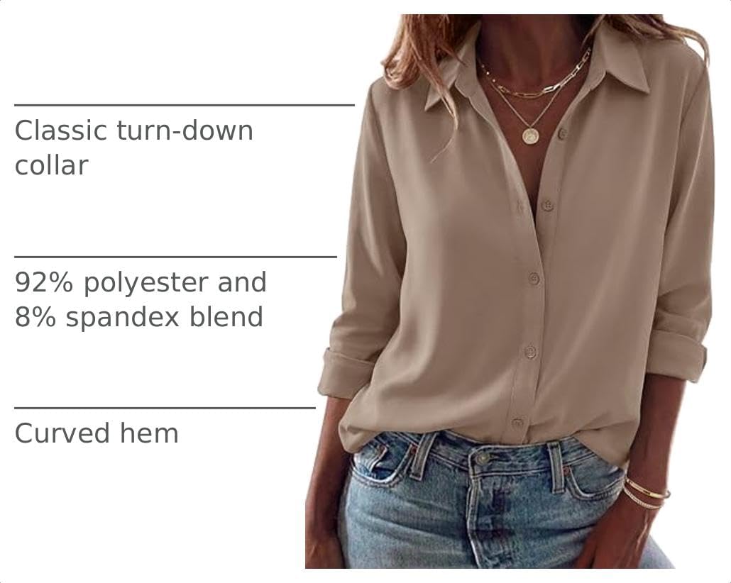 Zeagoo Blouses for Women Dressy