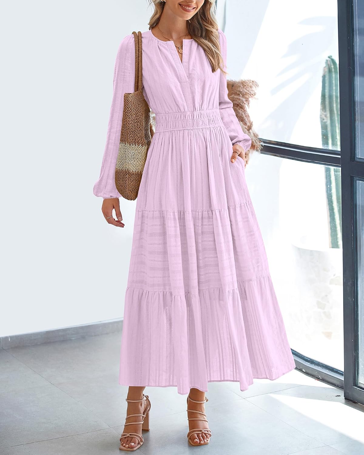 BTFBM Womens Fall 2026 Casual Midi Maxi Dresses - Image 2