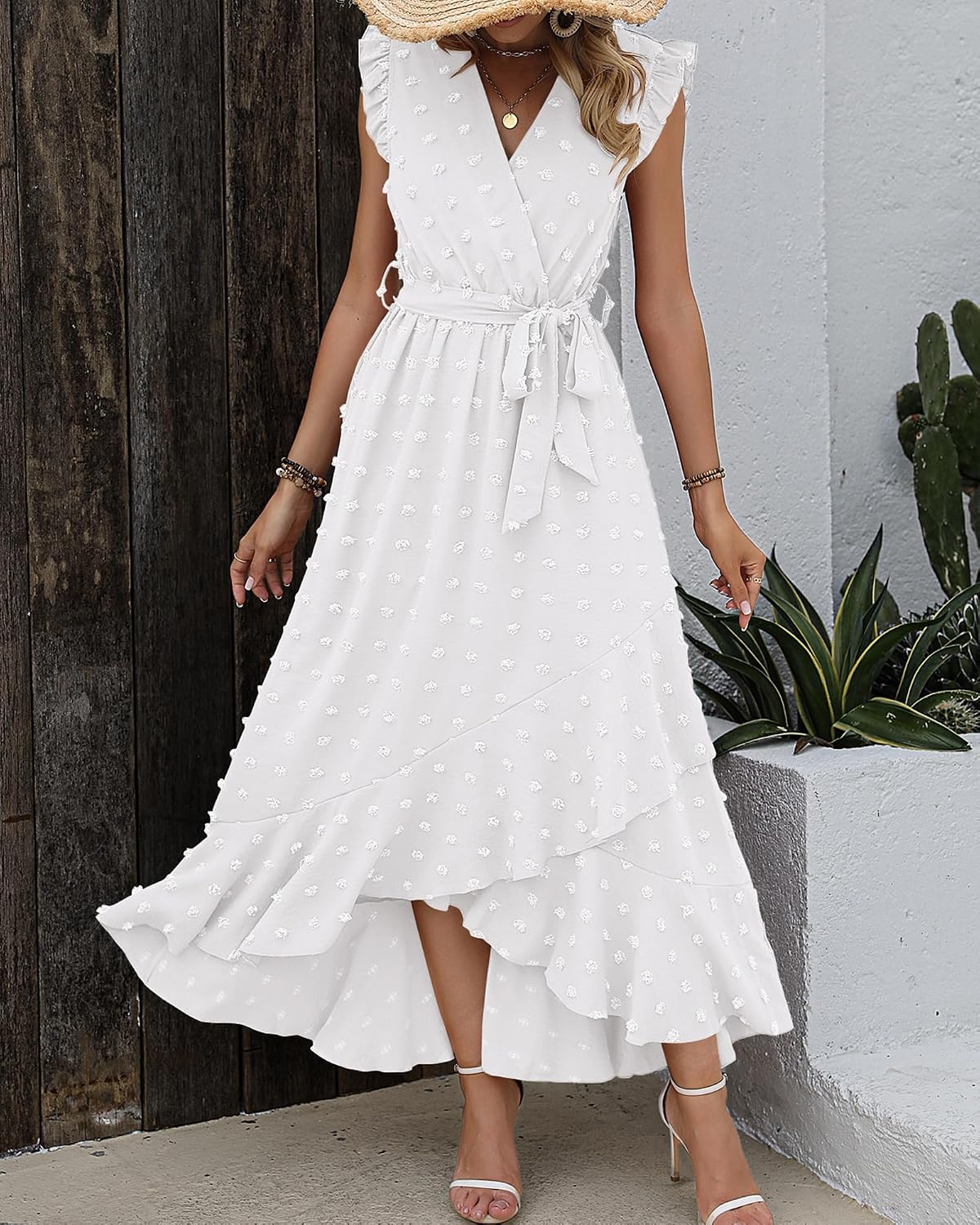 BTFBM Swiss Dot Wedding Guest Dresses for Women - Image 3