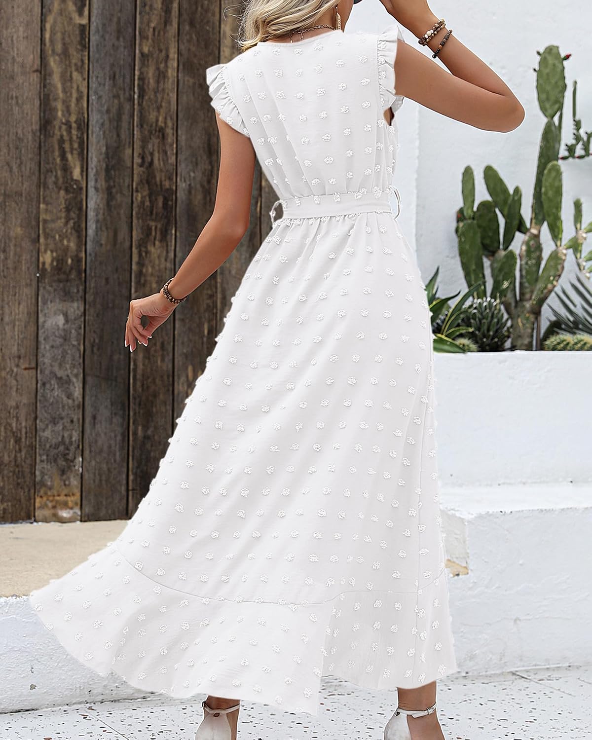 BTFBM Swiss Dot Wedding Guest Dresses for Women - Image 4