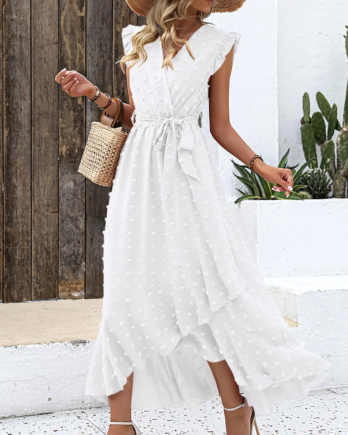 BTFBM Swiss Dot Wedding Guest Dresses for Women - Image 6
