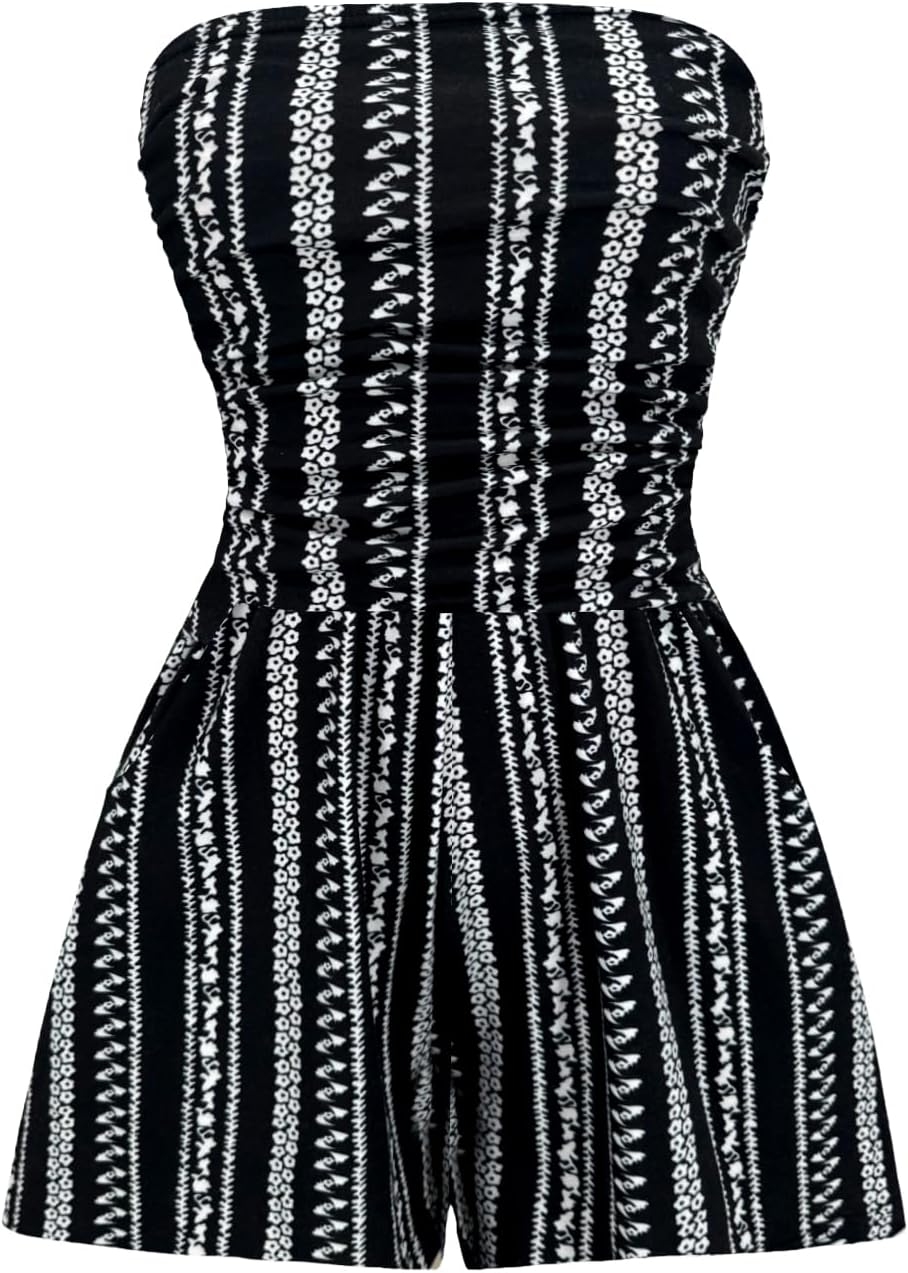 AUXDIO Women Summer Casual Strapless