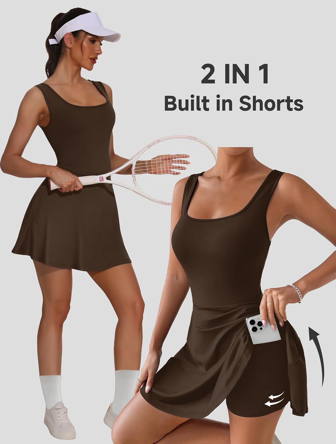 NIASHOT Women's Athletic Dress