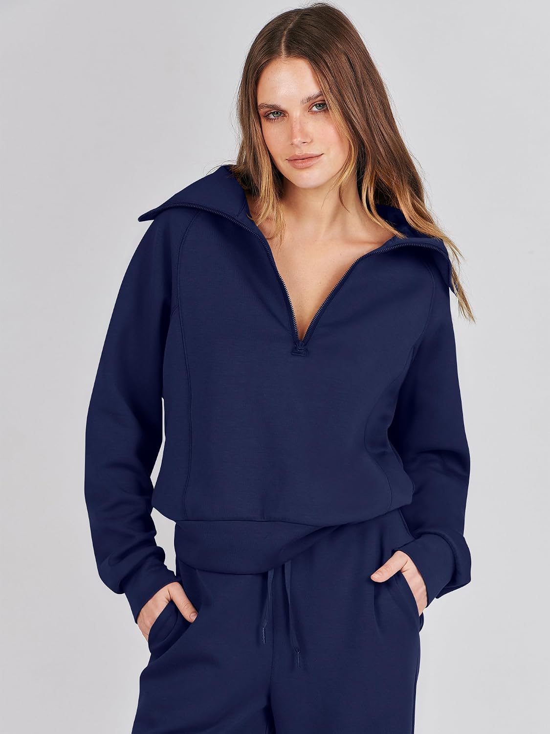 ANRABESS Women 2 Piece Set Sweatsuits Lounge Fall Outfits - Image 5