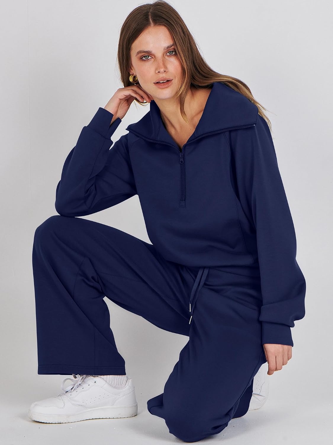 ANRABESS Women 2 Piece Set Sweatsuits Lounge Fall Outfits - Image 7