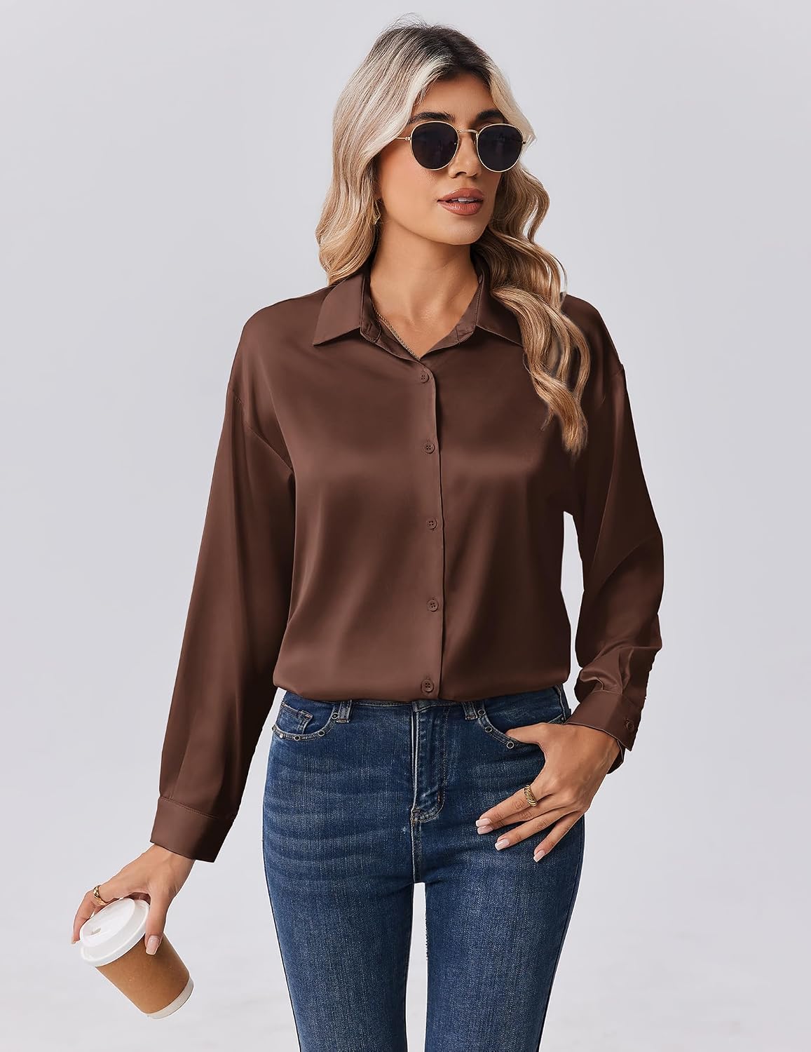 Zeagoo Womens Tops Long Sleeve