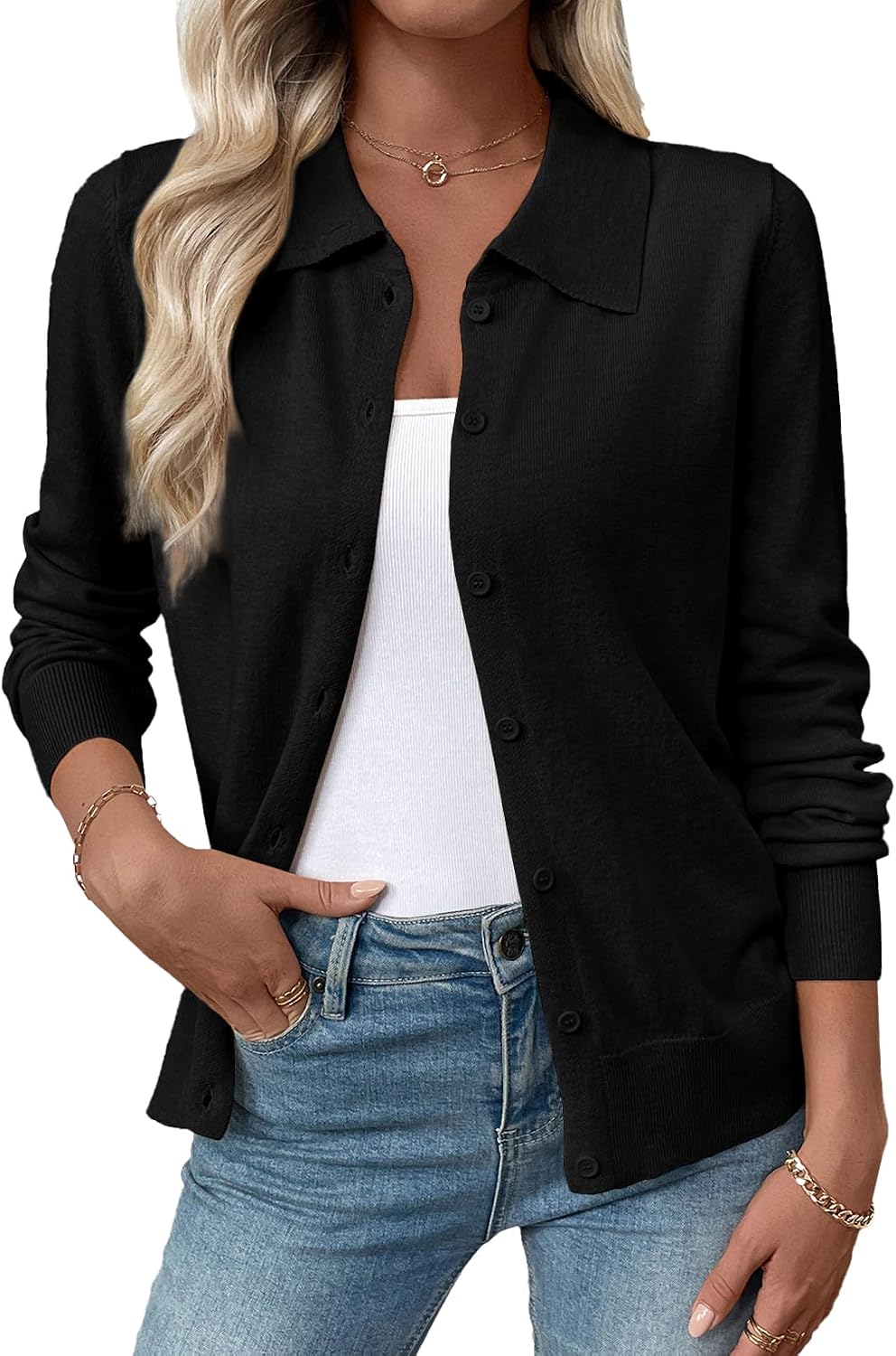 EVALESS Womens Lightweight Cardigan Sweaters Fall Outfits