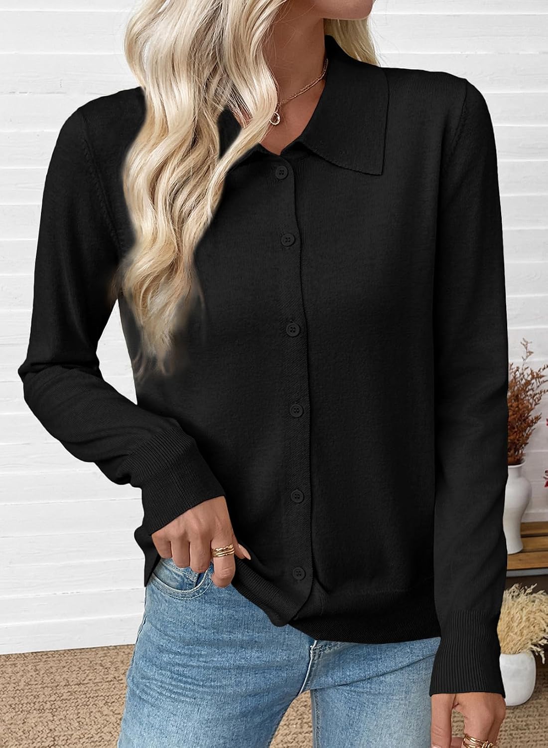 EVALESS Womens Lightweight Cardigan Sweaters Fall Outfits - Image 3