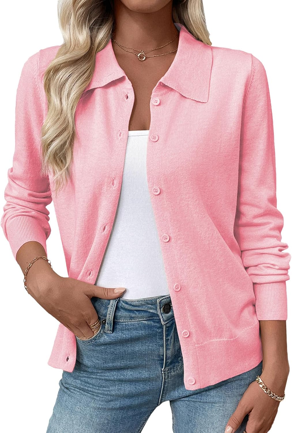 EVALESS Womens Lightweight Cardigan Sweaters Fall Outfits