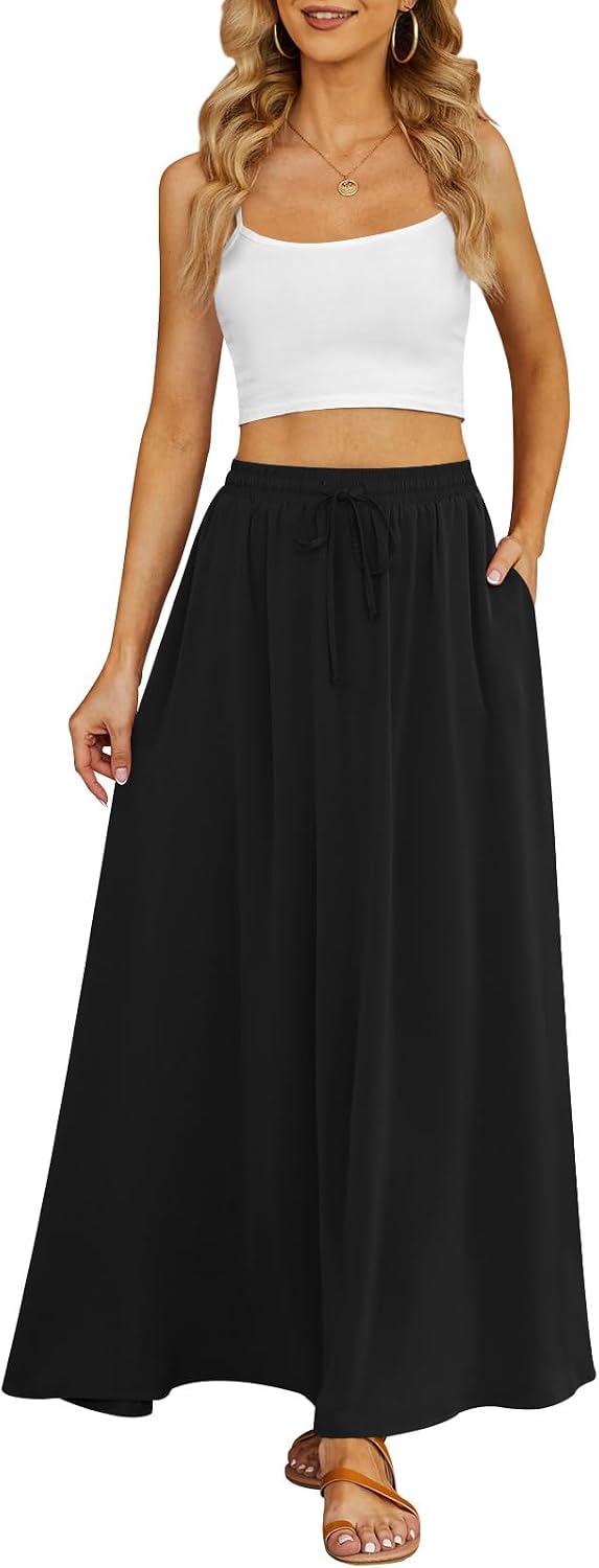 Yincro Women's Maxi Skirt Flowy