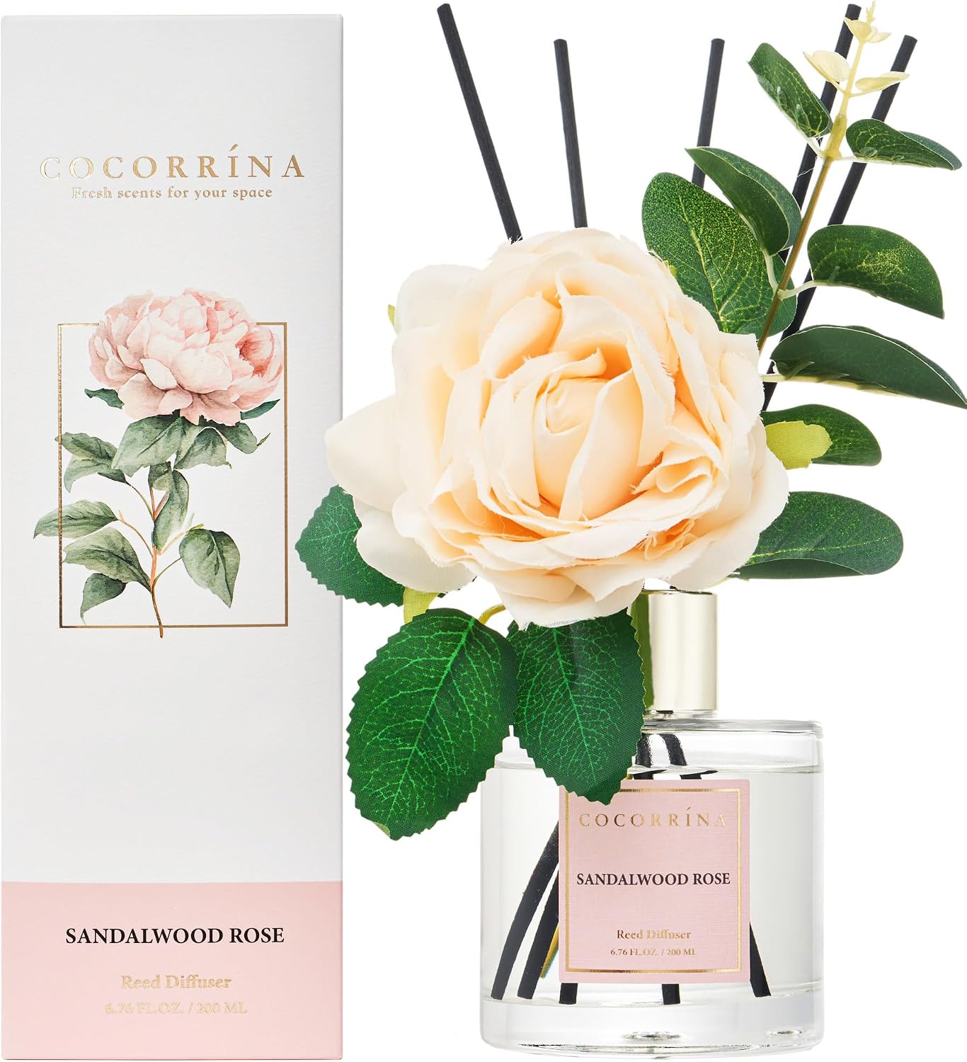 Cocorrina Reed Diffuser Set, Flower