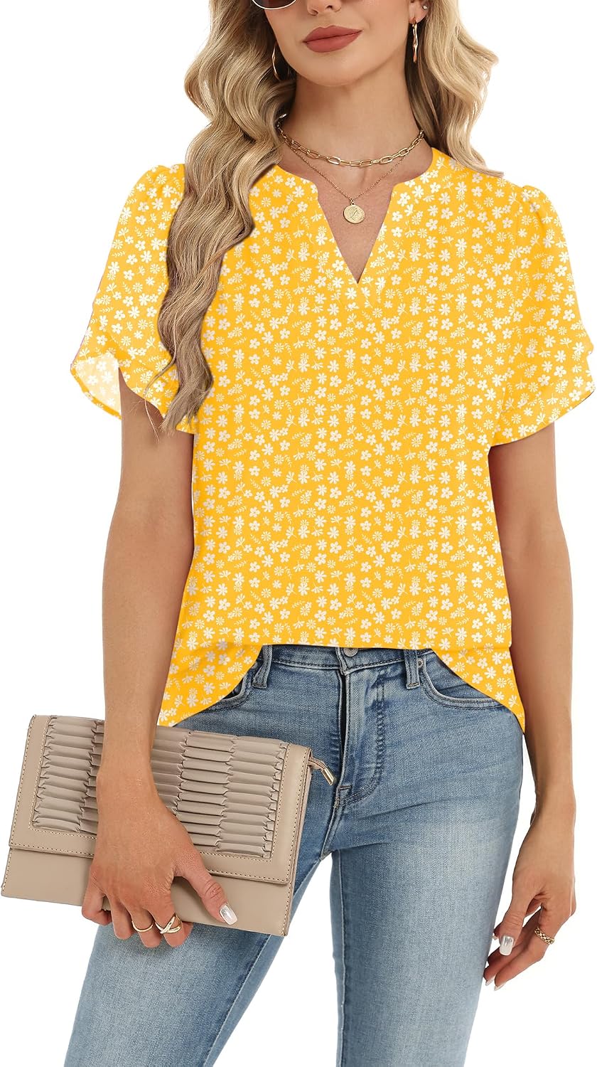 Zeagoo Womens Dressy Casual Chffon
