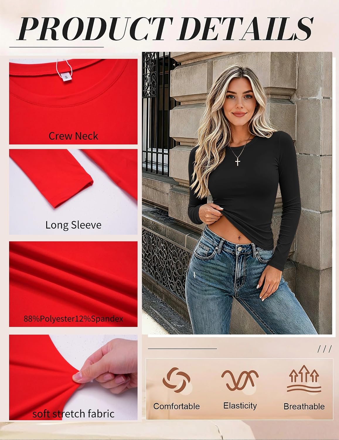 Zeagoo Women Long Sleeve Shirts