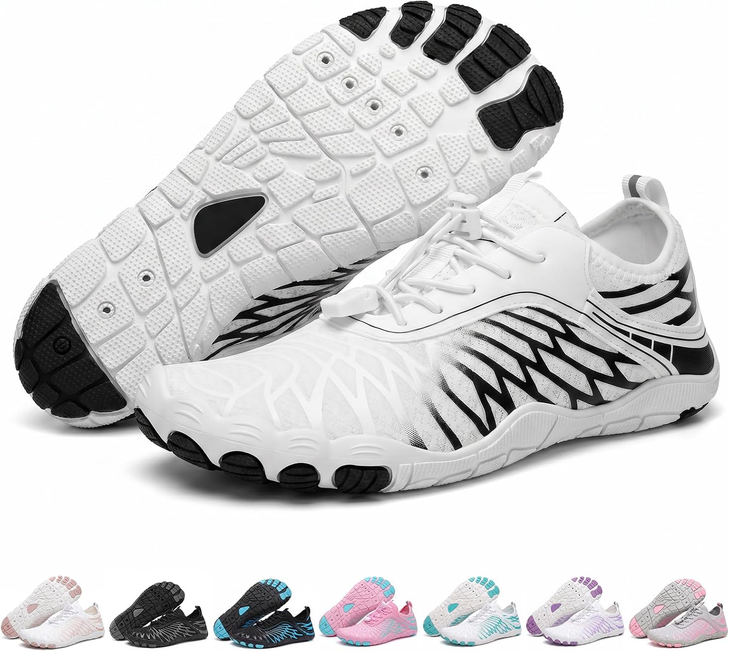 ELETON Barefoot Shoes Women Men Hiking Water Shoes Wide Toe Box Zero Drop