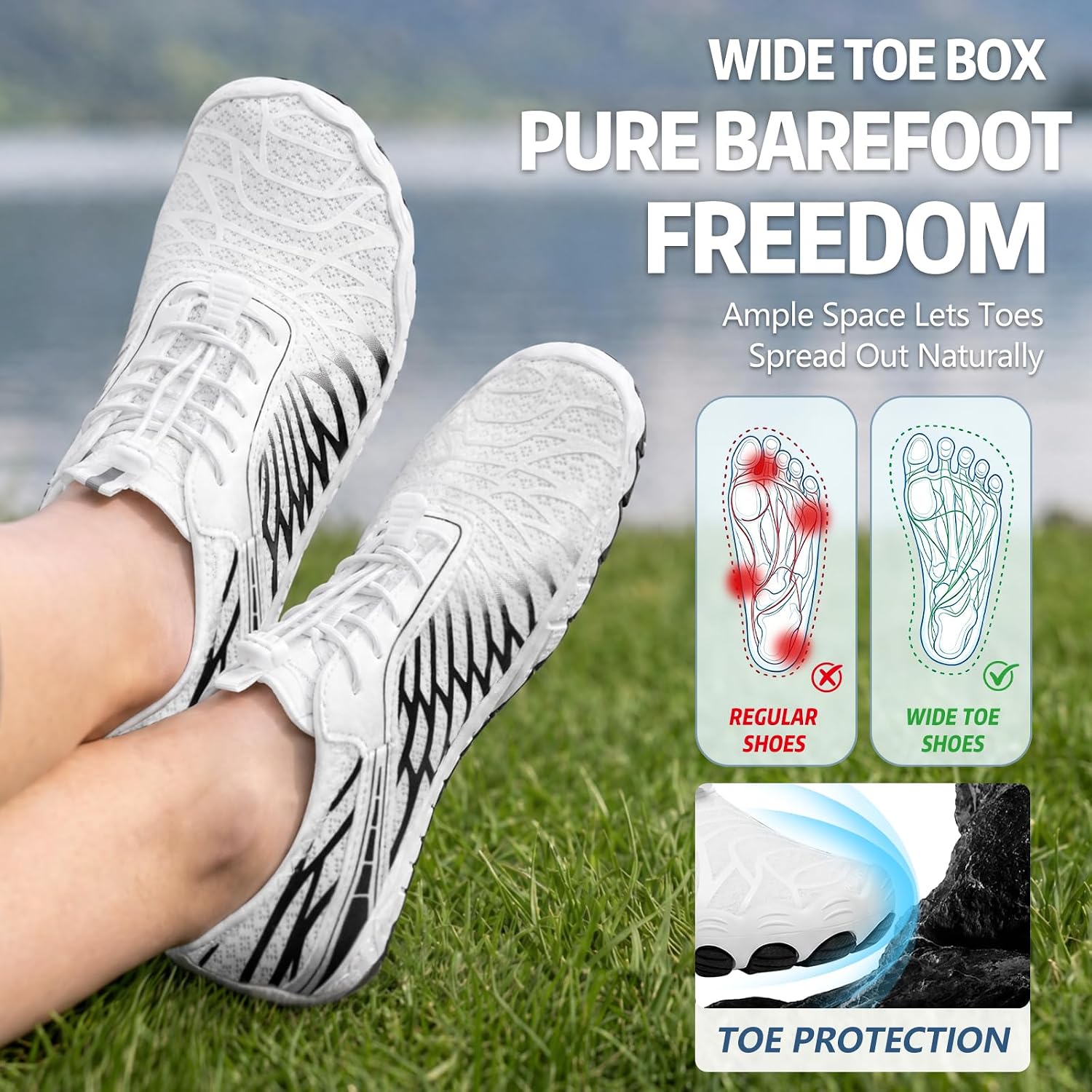 ELETON Barefoot Shoes Women Men