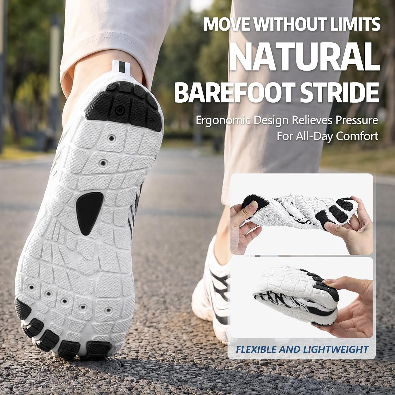 ELETON Barefoot Shoes Women Men