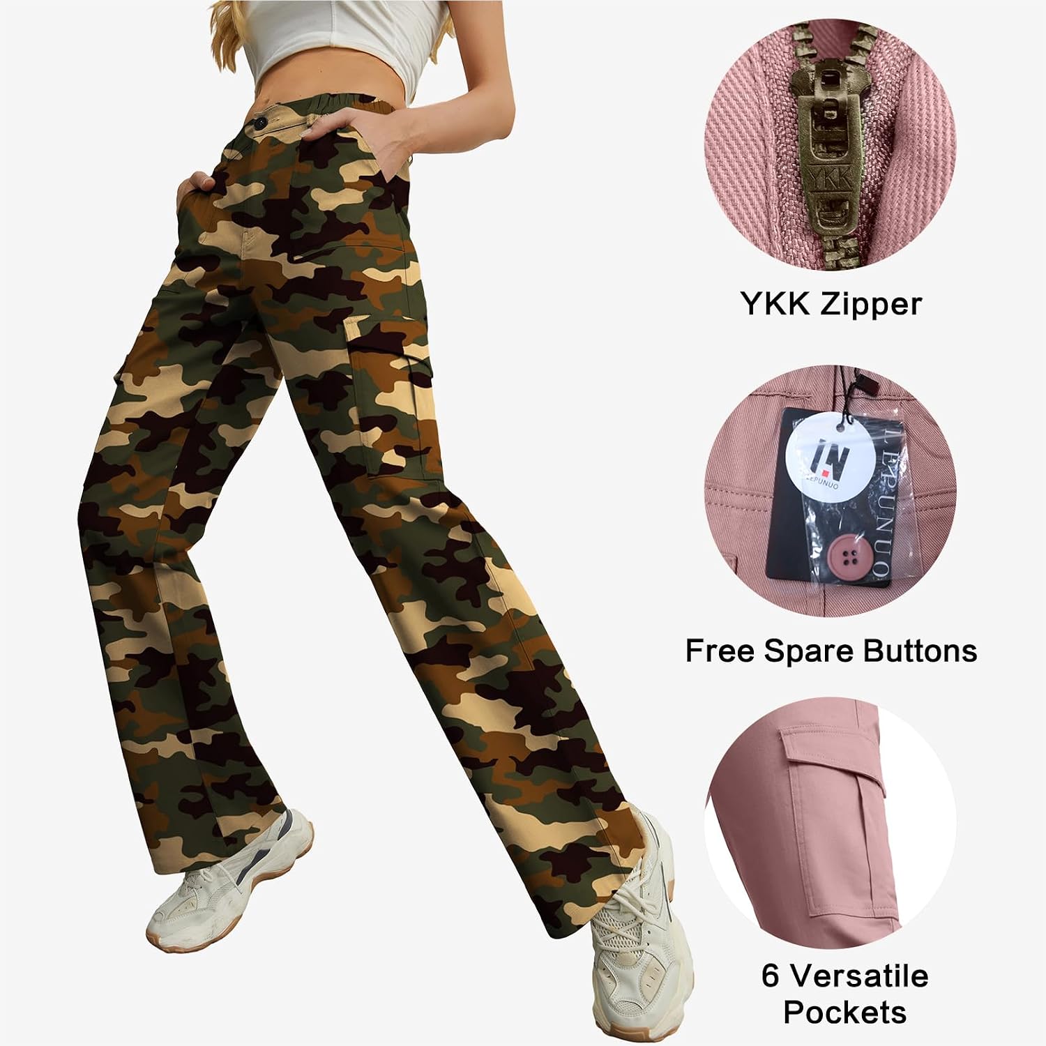 Lepunuo Cargo Pants for Women
