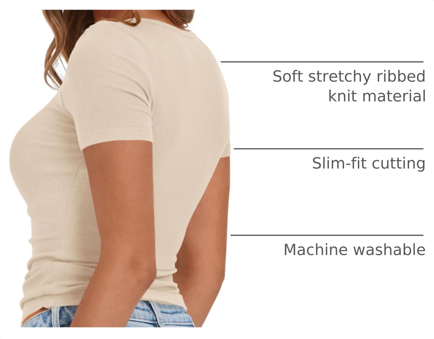 PRETTYGARDEN Women's Summer Tops Henley Tee Shirts - Image 4