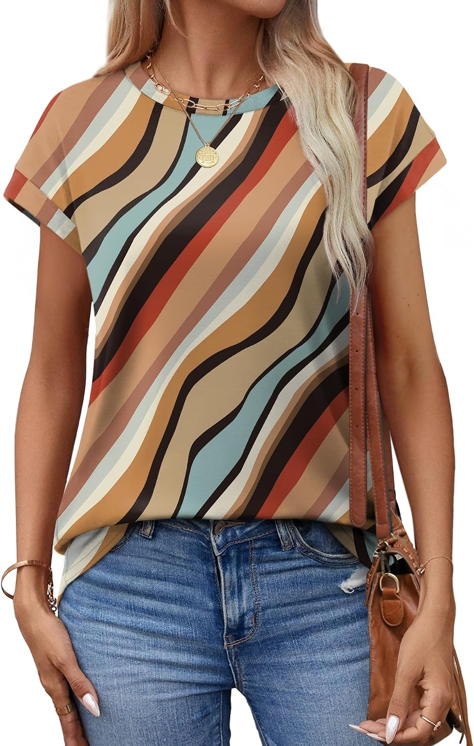 Alaroo Womens Summer Tops Short