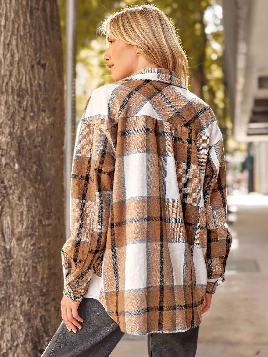 AUTOMET Shackets for Women Plaid Flannel Shirts - Image 5