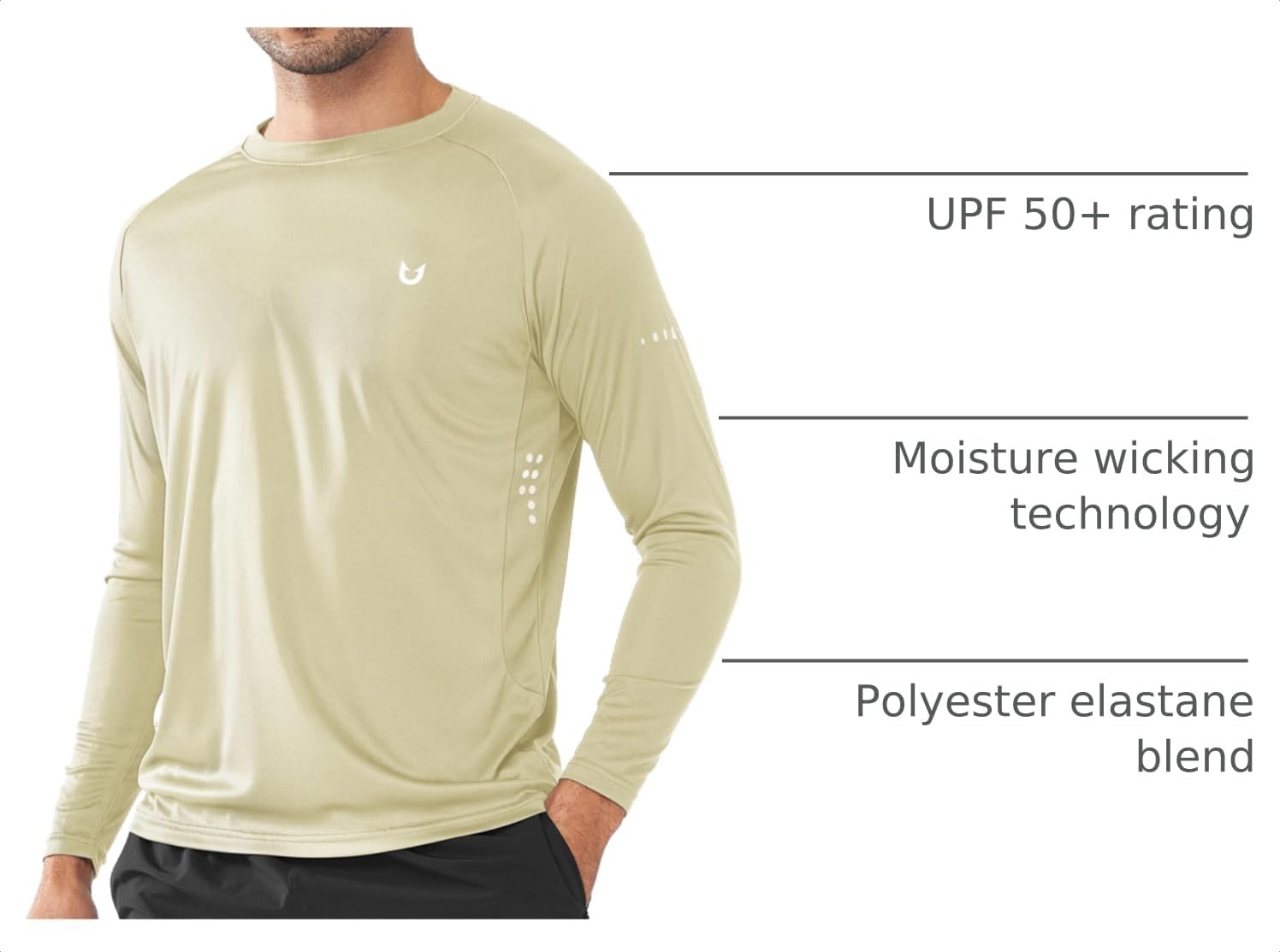 NORTHYARD Men's Sun Shirts Long