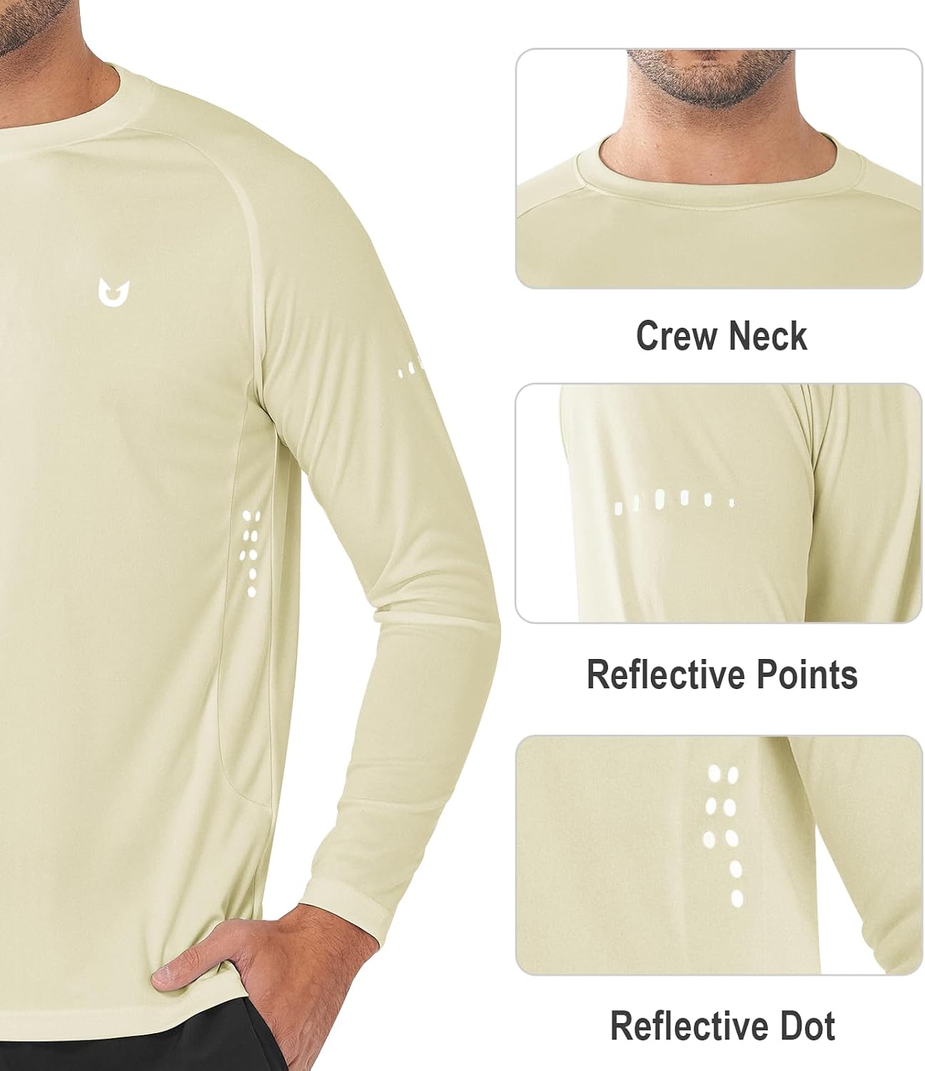 NORTHYARD Men's Sun Shirts Long